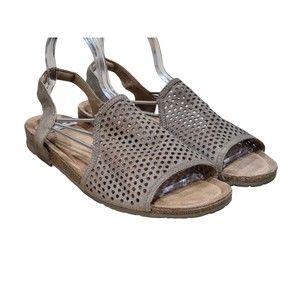 Earth Origins Women's Lyndon Lyla Sedona Brown Comfort Leather Sandals Size 11 M